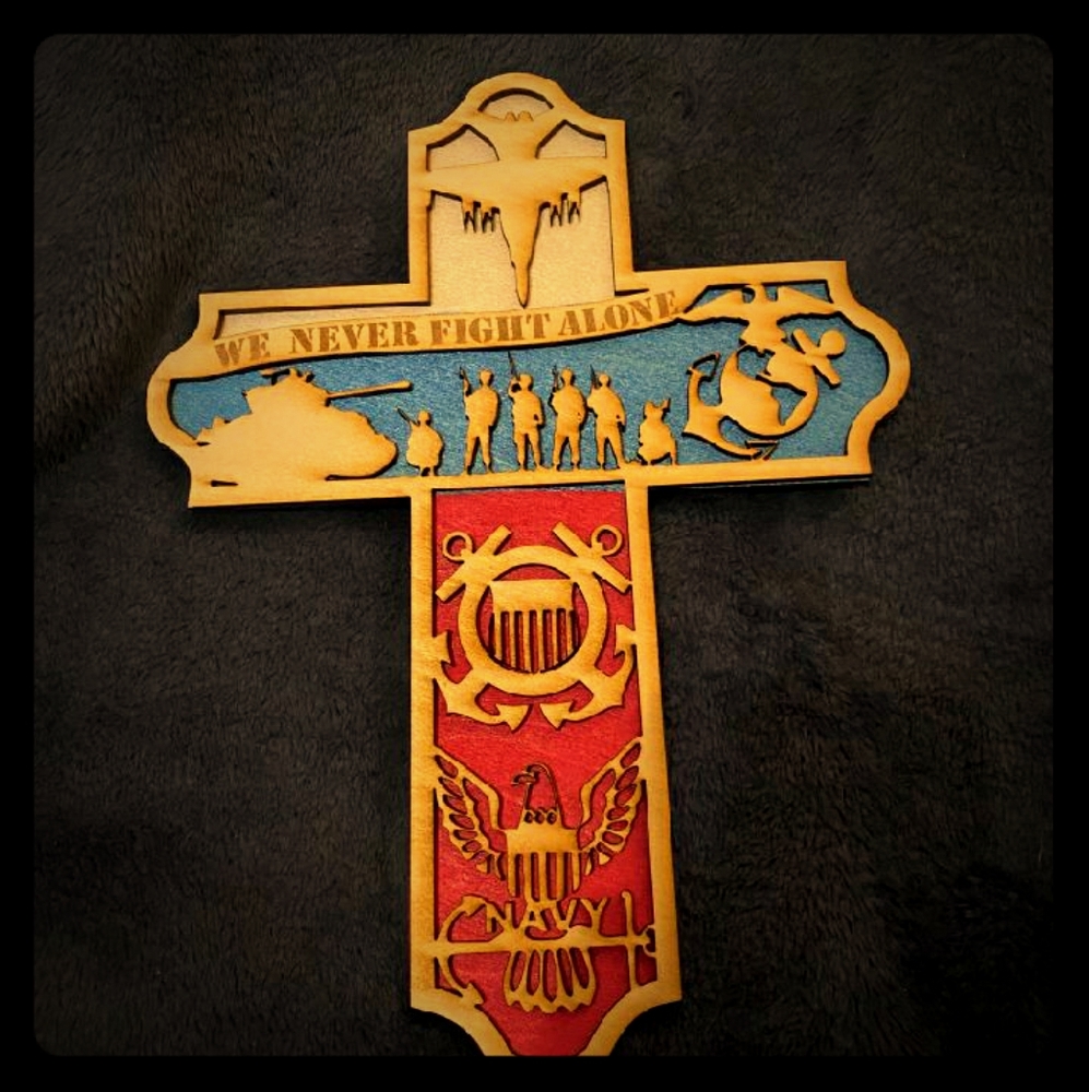 Handmade wooden cross